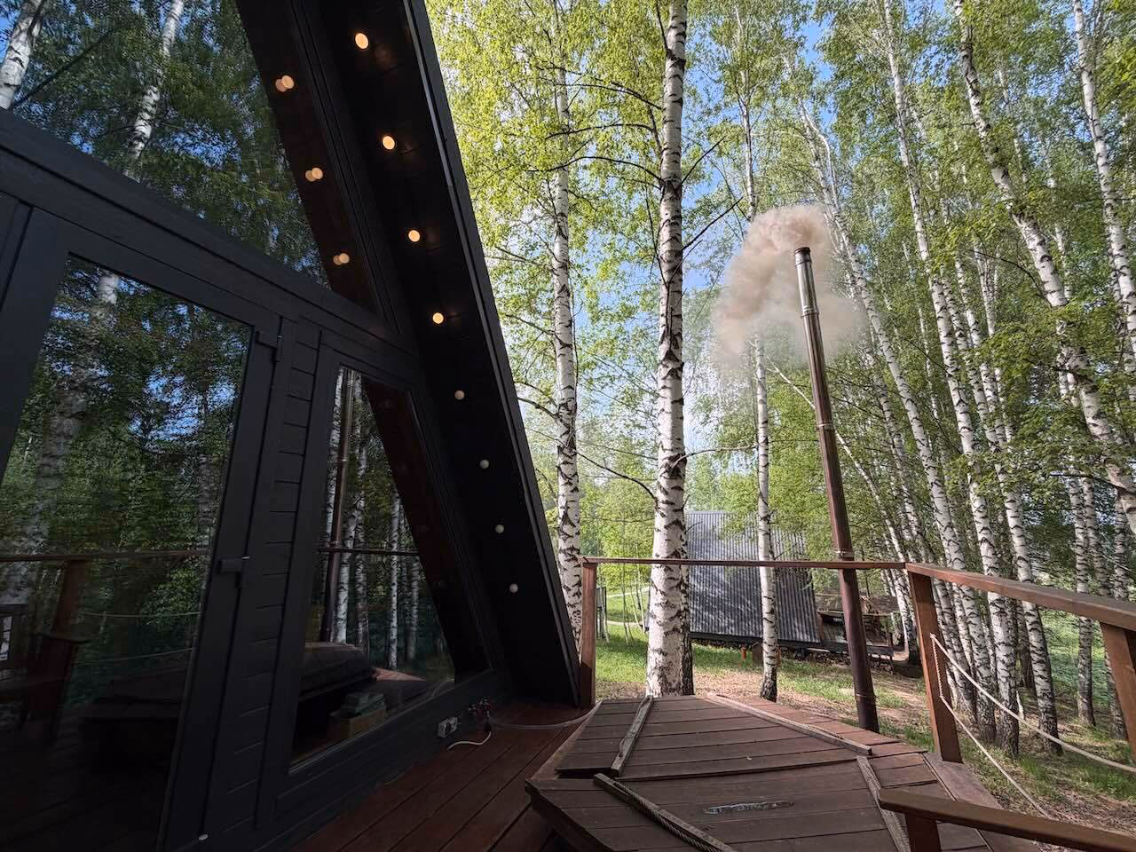 A-frame с банным чаном — фото 8
